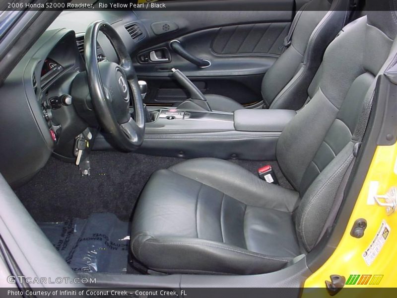 Rio Yellow Pearl / Black 2006 Honda S2000 Roadster