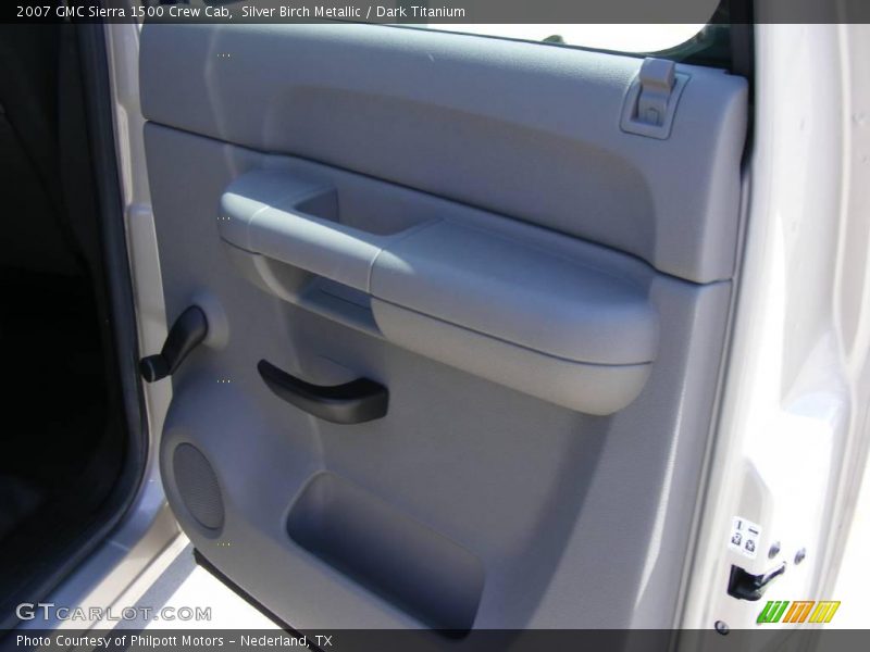 Silver Birch Metallic / Dark Titanium 2007 GMC Sierra 1500 Crew Cab