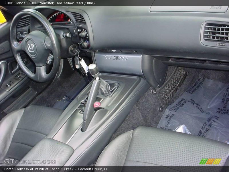 Rio Yellow Pearl / Black 2006 Honda S2000 Roadster