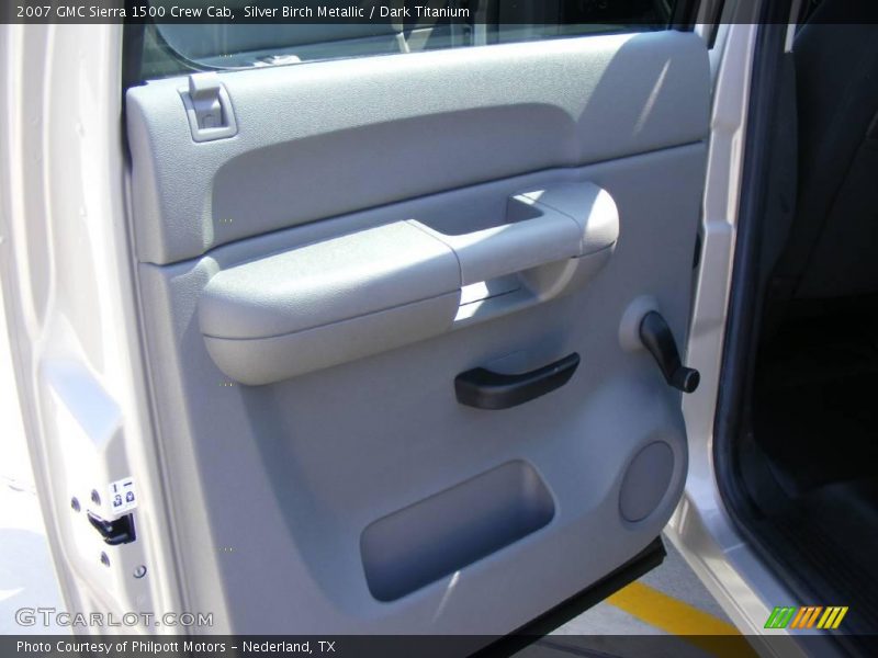 Silver Birch Metallic / Dark Titanium 2007 GMC Sierra 1500 Crew Cab