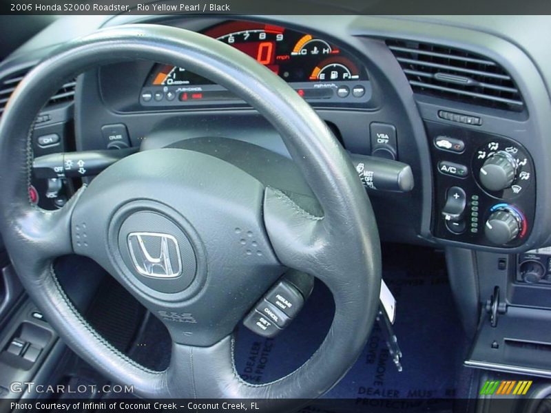 Rio Yellow Pearl / Black 2006 Honda S2000 Roadster