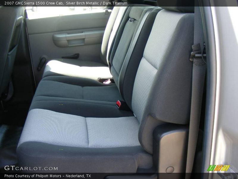 Silver Birch Metallic / Dark Titanium 2007 GMC Sierra 1500 Crew Cab