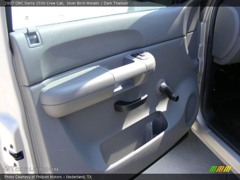 Silver Birch Metallic / Dark Titanium 2007 GMC Sierra 1500 Crew Cab