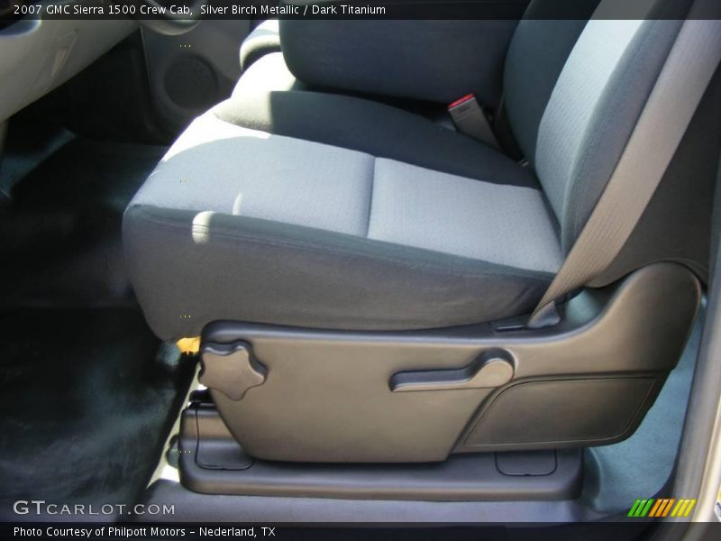 Silver Birch Metallic / Dark Titanium 2007 GMC Sierra 1500 Crew Cab