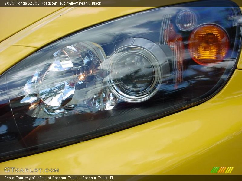 Rio Yellow Pearl / Black 2006 Honda S2000 Roadster