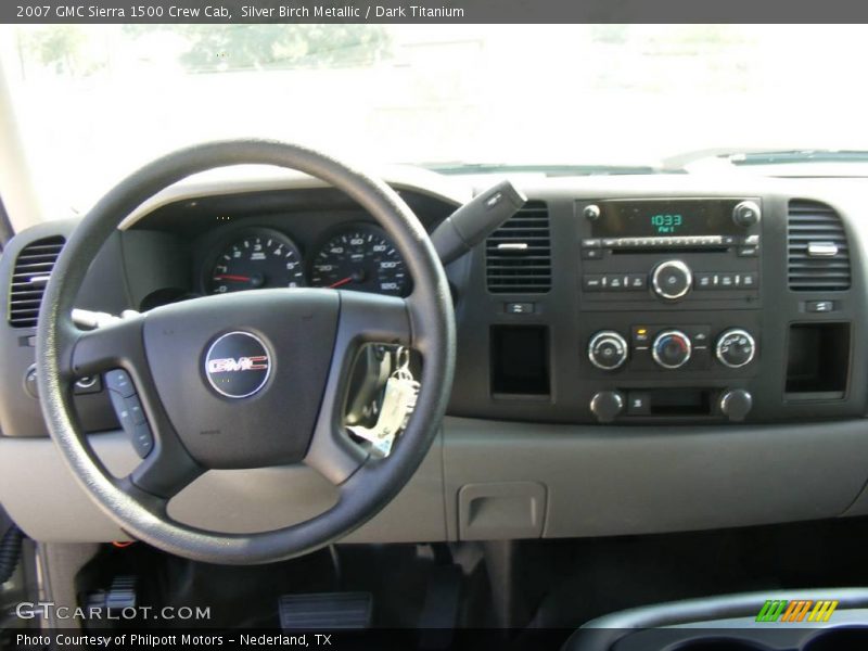 Silver Birch Metallic / Dark Titanium 2007 GMC Sierra 1500 Crew Cab