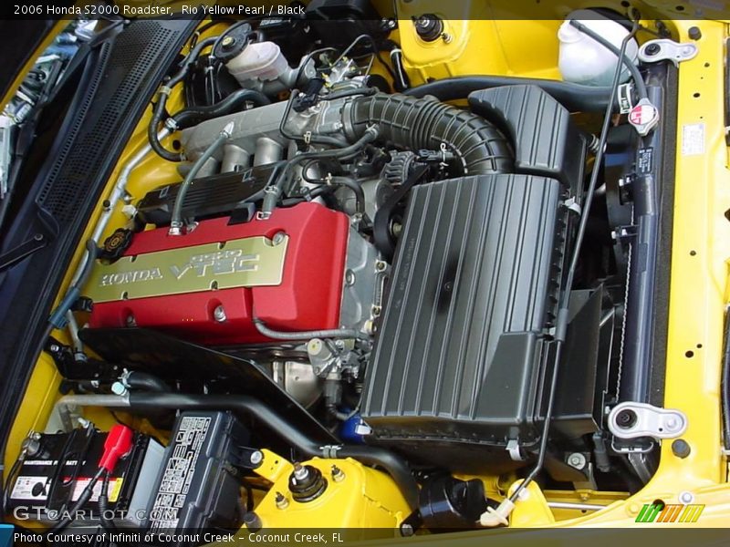 Rio Yellow Pearl / Black 2006 Honda S2000 Roadster
