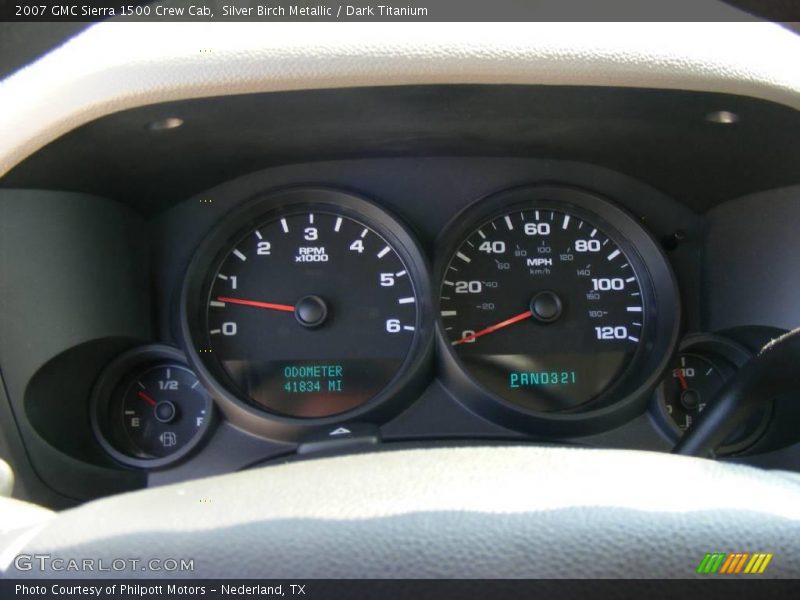 Silver Birch Metallic / Dark Titanium 2007 GMC Sierra 1500 Crew Cab