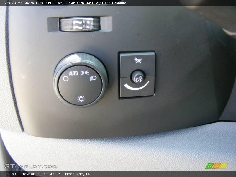 Silver Birch Metallic / Dark Titanium 2007 GMC Sierra 1500 Crew Cab