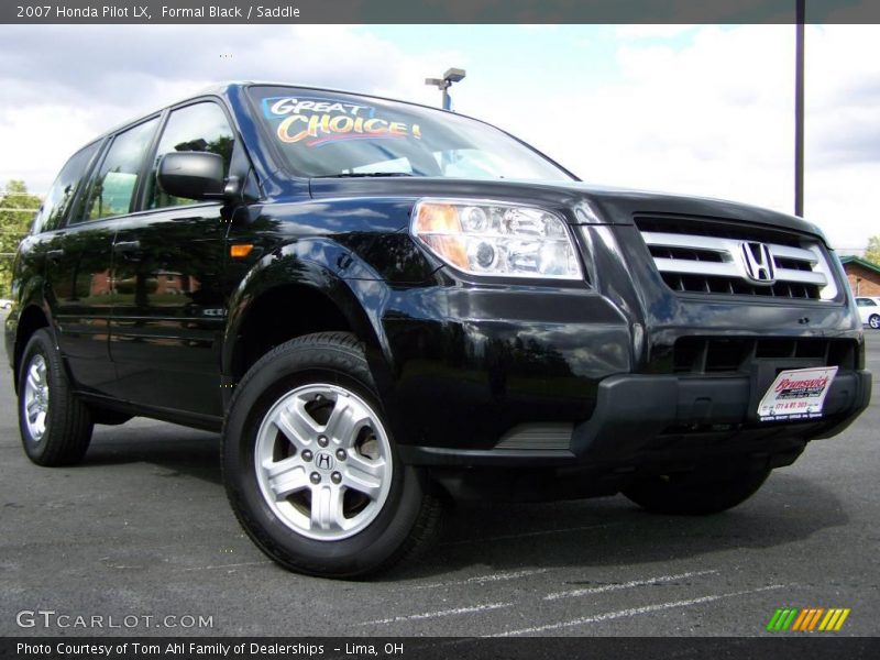 Formal Black / Saddle 2007 Honda Pilot LX