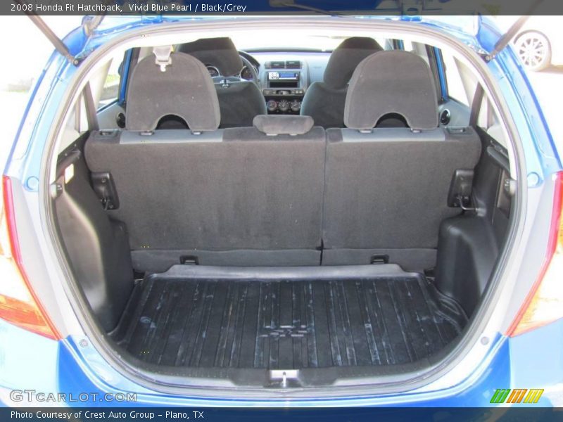 Vivid Blue Pearl / Black/Grey 2008 Honda Fit Hatchback