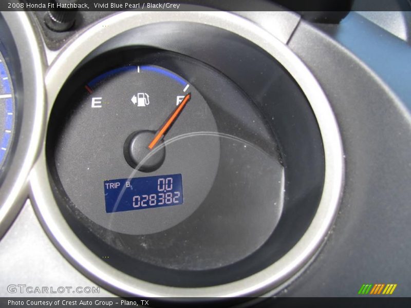 Vivid Blue Pearl / Black/Grey 2008 Honda Fit Hatchback