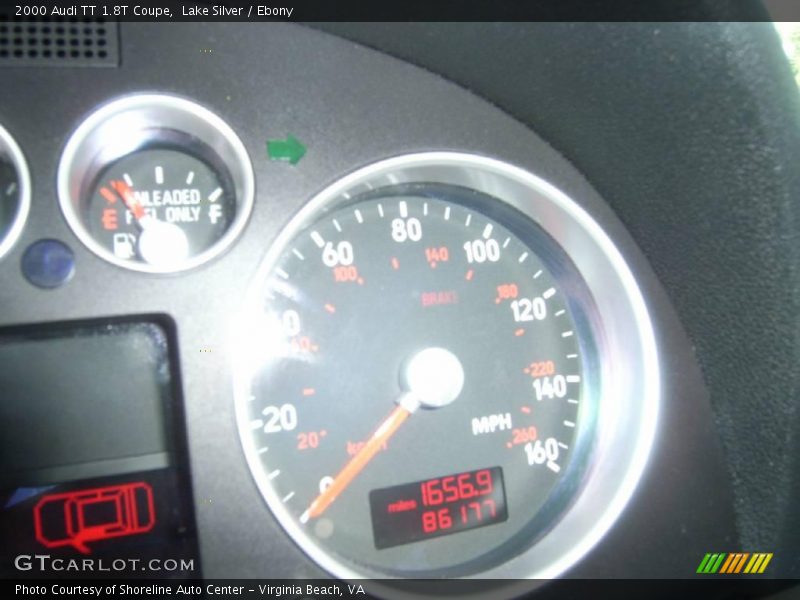 Lake Silver / Ebony 2000 Audi TT 1.8T Coupe