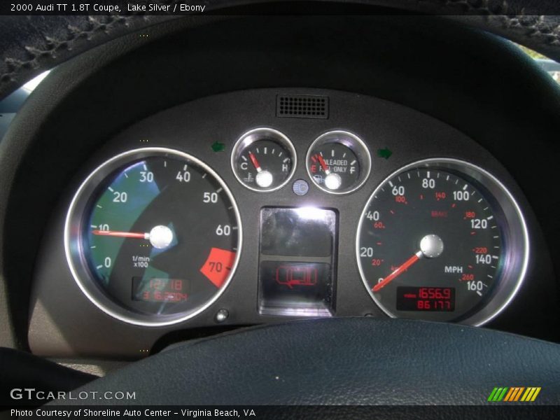 Lake Silver / Ebony 2000 Audi TT 1.8T Coupe