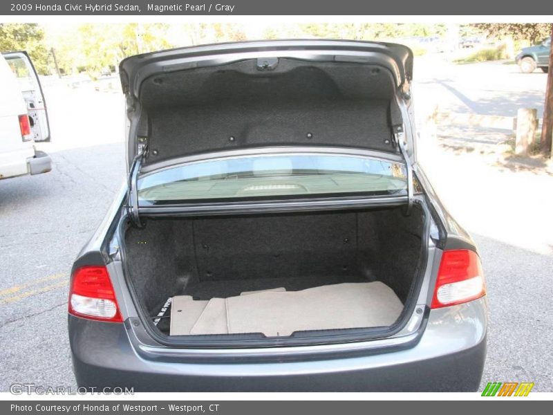 Magnetic Pearl / Gray 2009 Honda Civic Hybrid Sedan