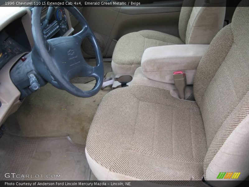 Front Seat of 1996 S10 LS Extended Cab 4x4