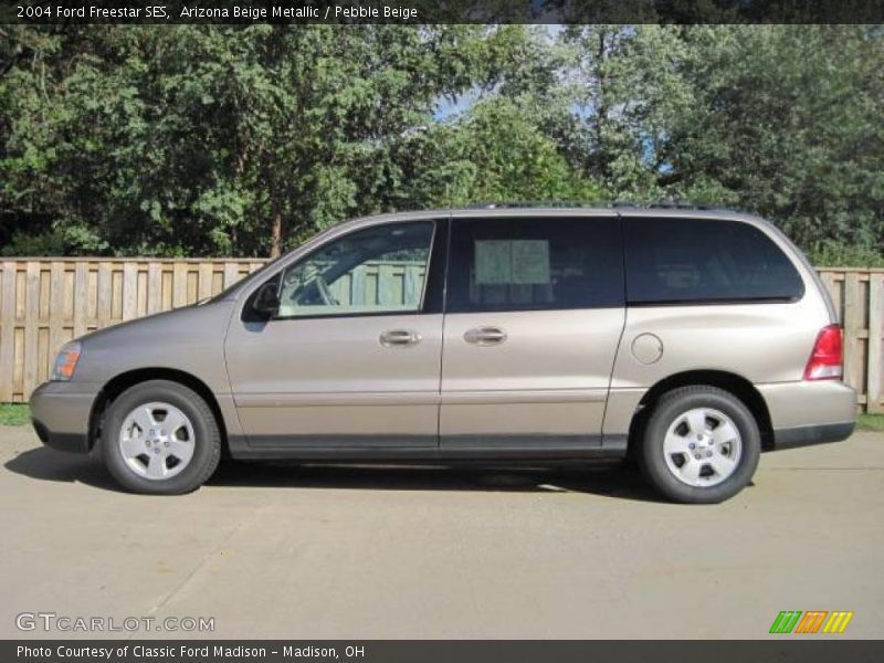 Arizona Beige Metallic / Pebble Beige 2004 Ford Freestar SES