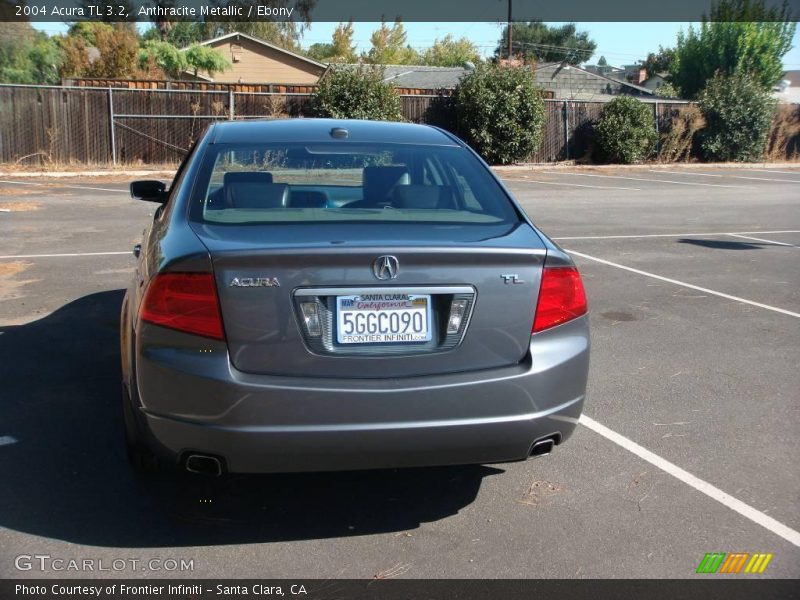 Anthracite Metallic / Ebony 2004 Acura TL 3.2