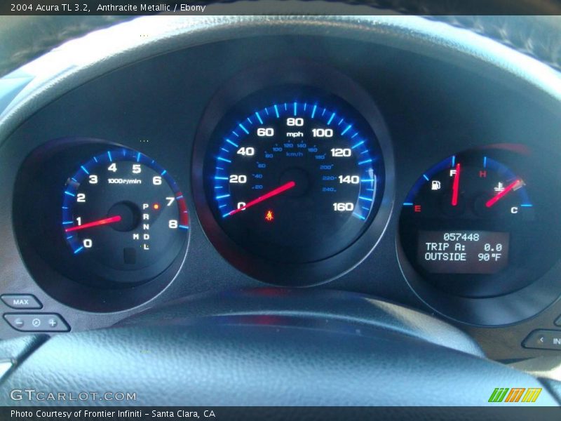 Anthracite Metallic / Ebony 2004 Acura TL 3.2