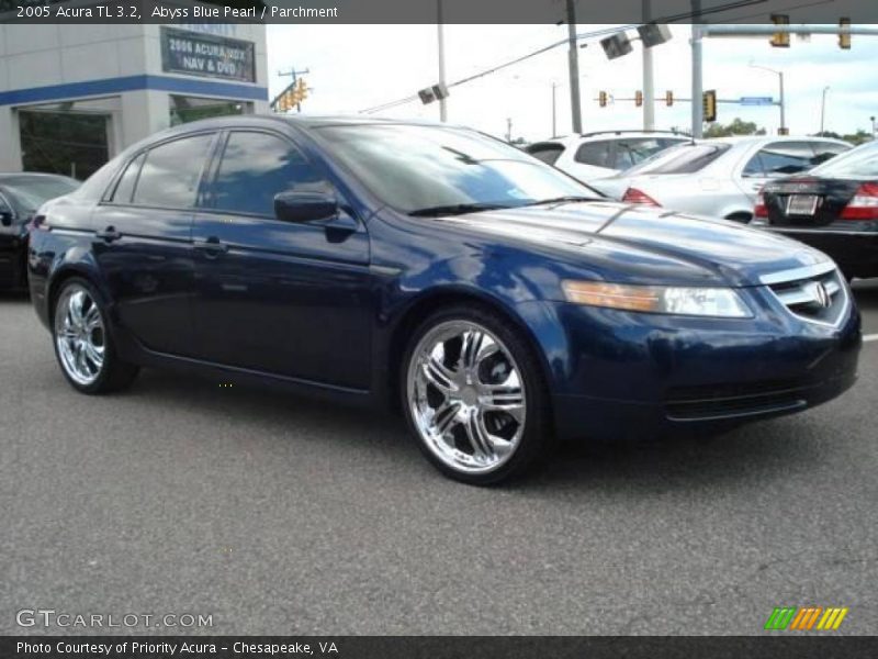 Abyss Blue Pearl / Parchment 2005 Acura TL 3.2