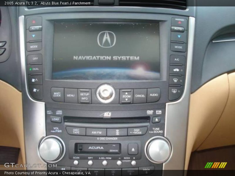 Abyss Blue Pearl / Parchment 2005 Acura TL 3.2