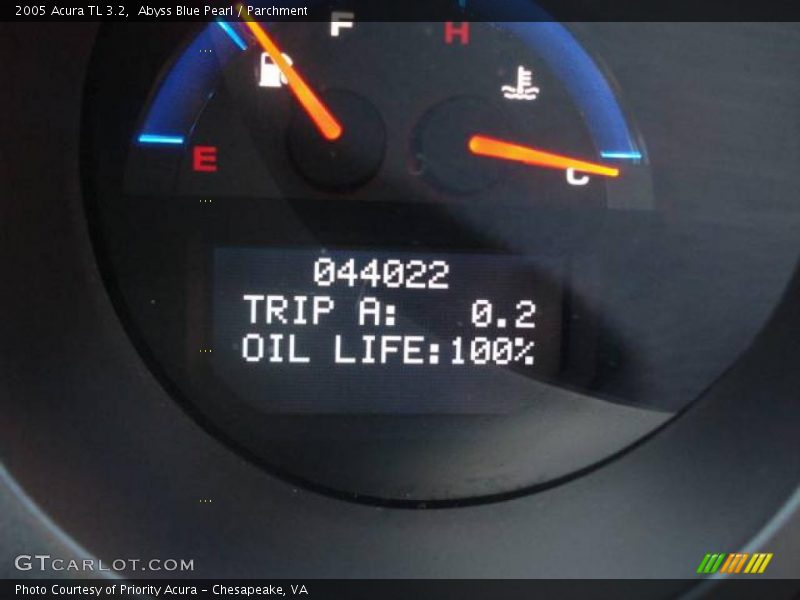 Abyss Blue Pearl / Parchment 2005 Acura TL 3.2