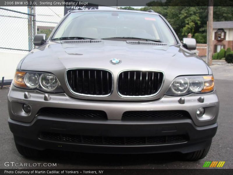 Sterling Grey Metallic / Beige 2006 BMW X5 3.0i