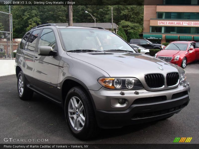 Sterling Grey Metallic / Beige 2006 BMW X5 3.0i