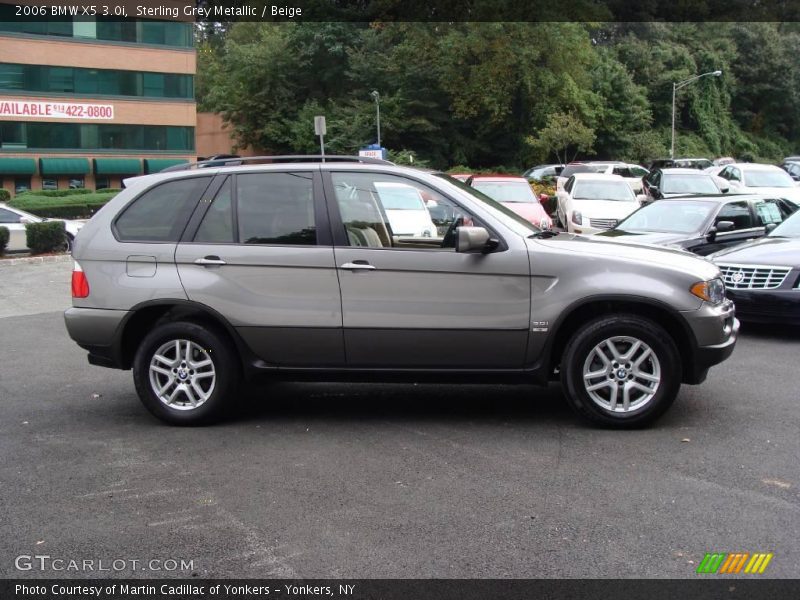 Sterling Grey Metallic / Beige 2006 BMW X5 3.0i