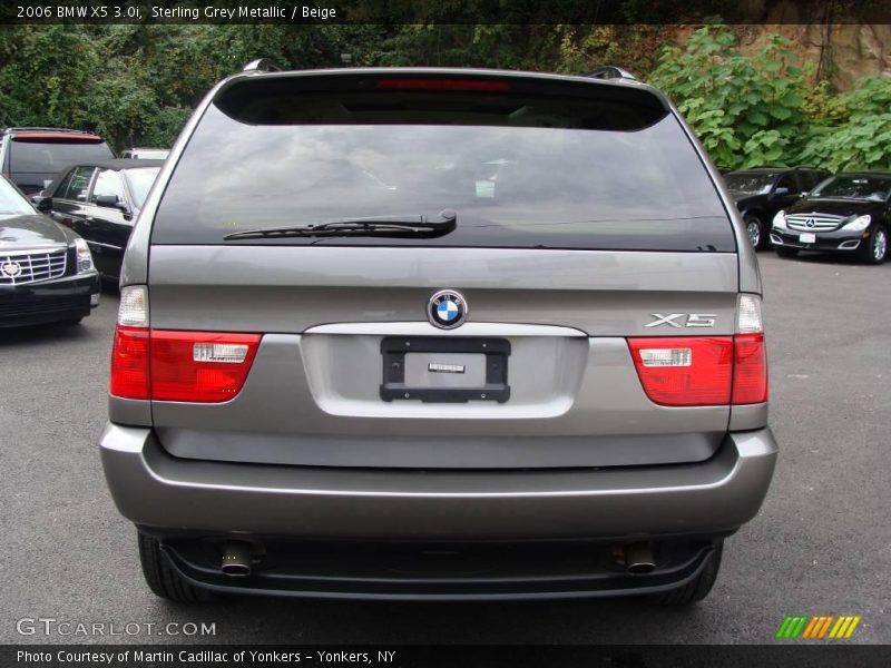 Sterling Grey Metallic / Beige 2006 BMW X5 3.0i