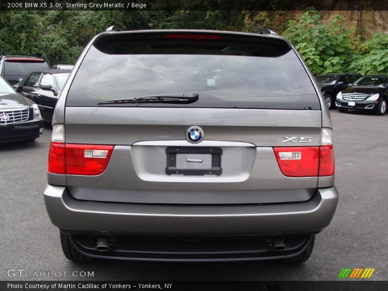 Sterling Grey Metallic / Beige 2006 BMW X5 3.0i