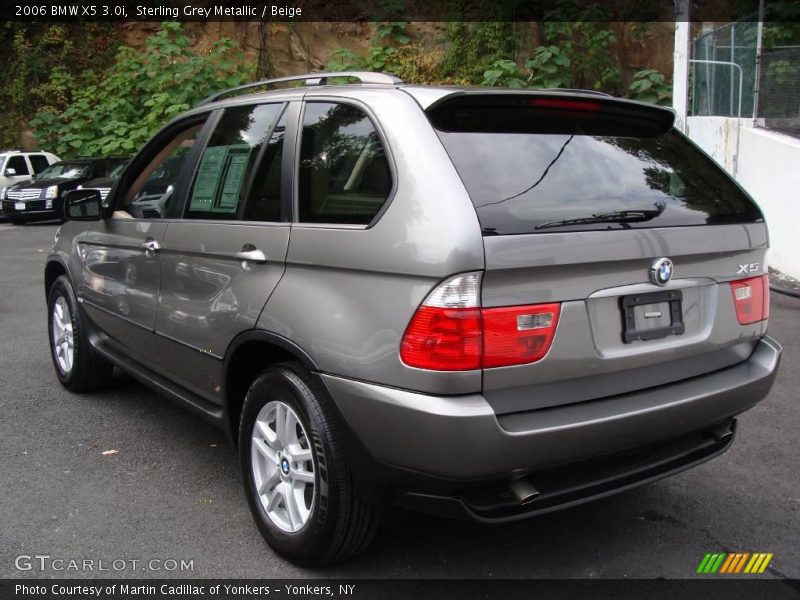Sterling Grey Metallic / Beige 2006 BMW X5 3.0i