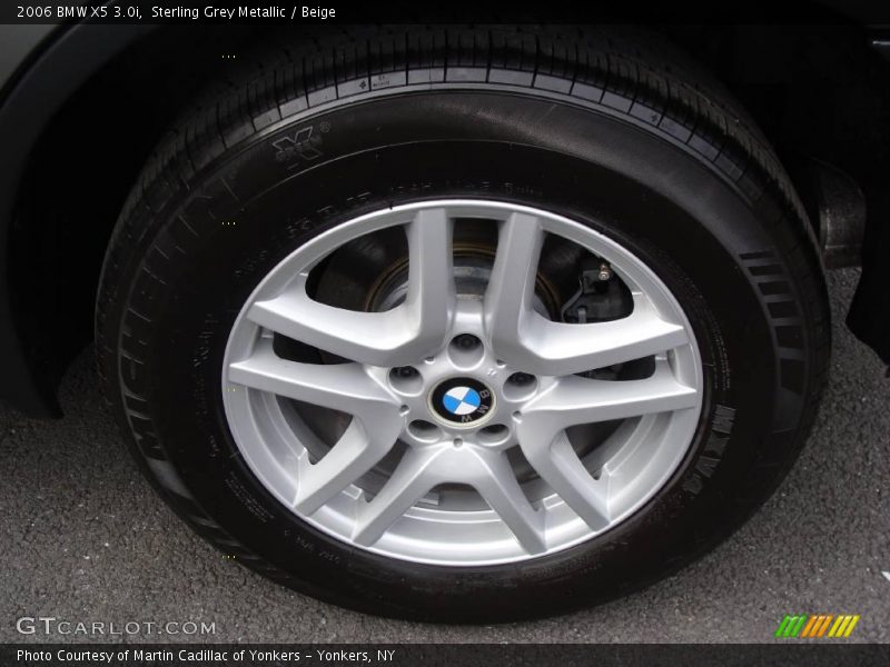 Sterling Grey Metallic / Beige 2006 BMW X5 3.0i