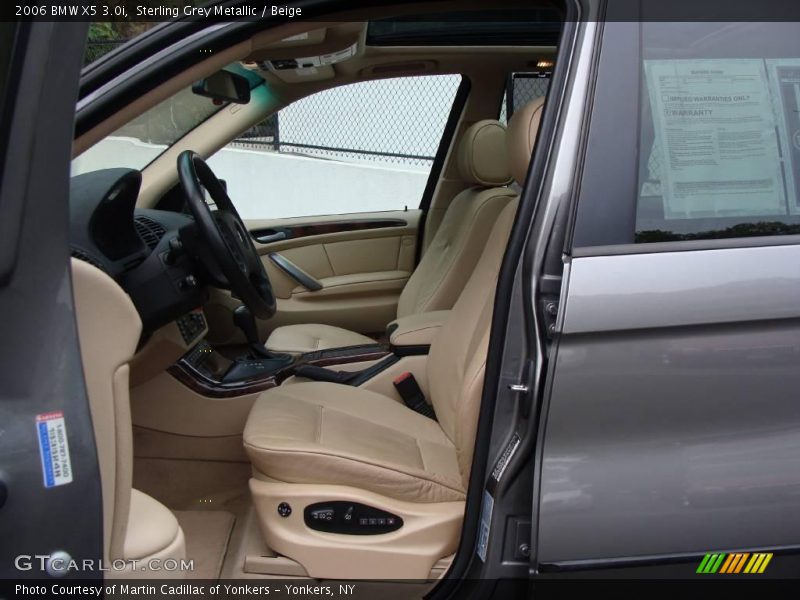Sterling Grey Metallic / Beige 2006 BMW X5 3.0i