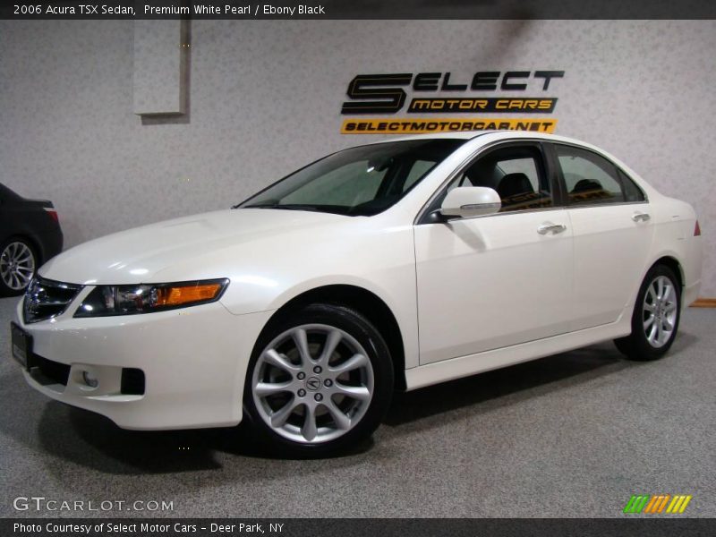 Premium White Pearl / Ebony Black 2006 Acura TSX Sedan