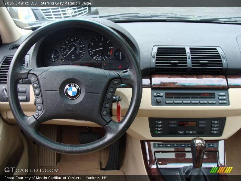 Sterling Grey Metallic / Beige 2006 BMW X5 3.0i