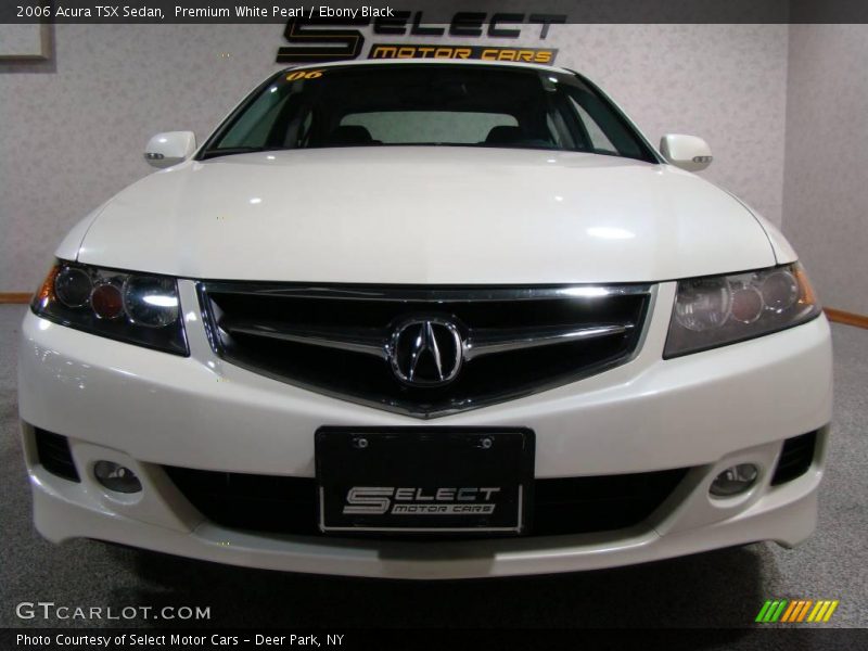Premium White Pearl / Ebony Black 2006 Acura TSX Sedan