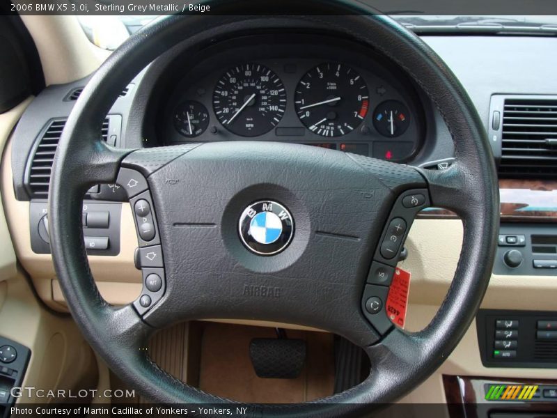 Sterling Grey Metallic / Beige 2006 BMW X5 3.0i
