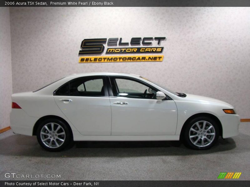 Premium White Pearl / Ebony Black 2006 Acura TSX Sedan