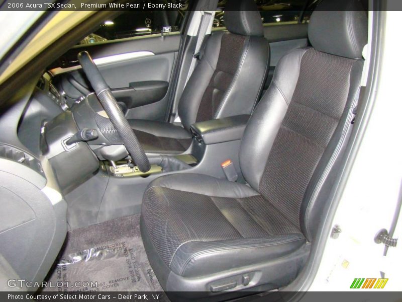 Premium White Pearl / Ebony Black 2006 Acura TSX Sedan