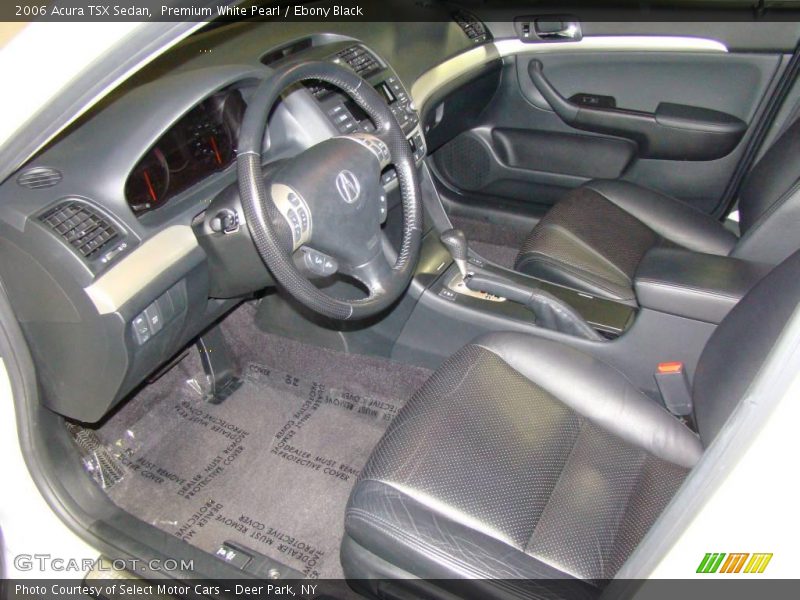 Premium White Pearl / Ebony Black 2006 Acura TSX Sedan