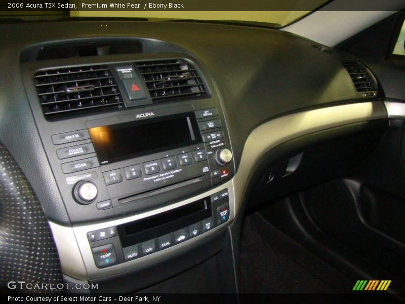 Premium White Pearl / Ebony Black 2006 Acura TSX Sedan
