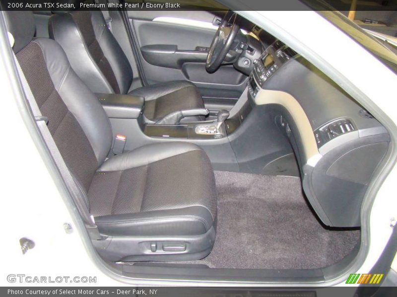 Premium White Pearl / Ebony Black 2006 Acura TSX Sedan