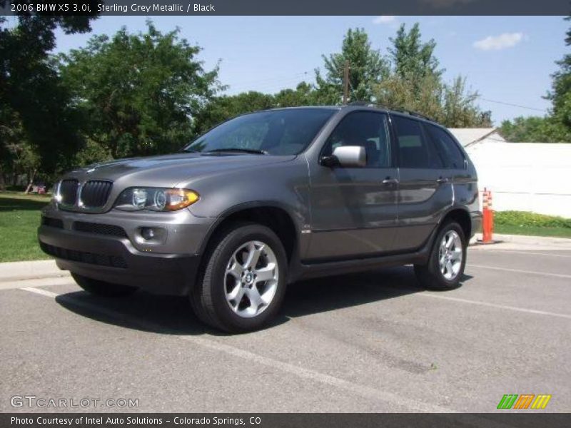 Sterling Grey Metallic / Black 2006 BMW X5 3.0i
