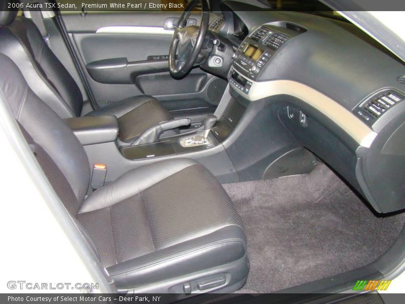 Premium White Pearl / Ebony Black 2006 Acura TSX Sedan