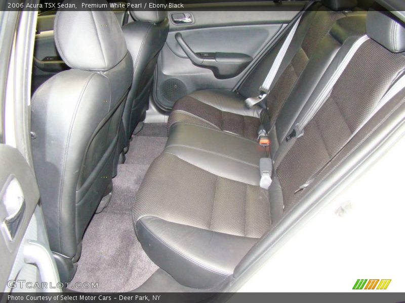 Premium White Pearl / Ebony Black 2006 Acura TSX Sedan