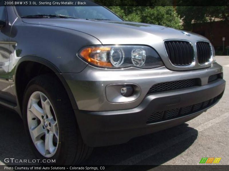 Sterling Grey Metallic / Black 2006 BMW X5 3.0i