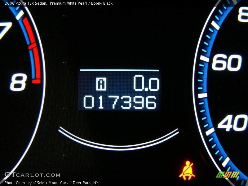 Premium White Pearl / Ebony Black 2006 Acura TSX Sedan