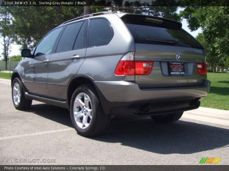 Sterling Grey Metallic / Black 2006 BMW X5 3.0i