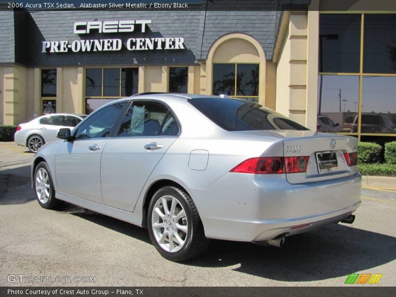 Alabaster Silver Metallic / Ebony Black 2006 Acura TSX Sedan